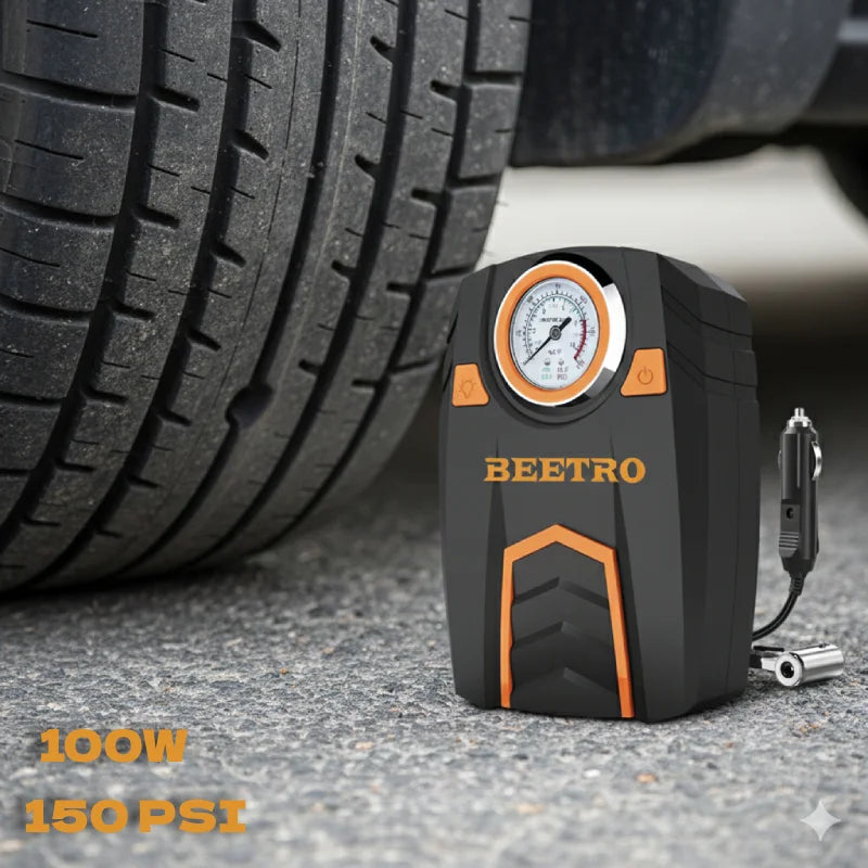 Compresseur de Voiture BEETRO 150 PSI – Pompe à Air Portable Haute Performance
