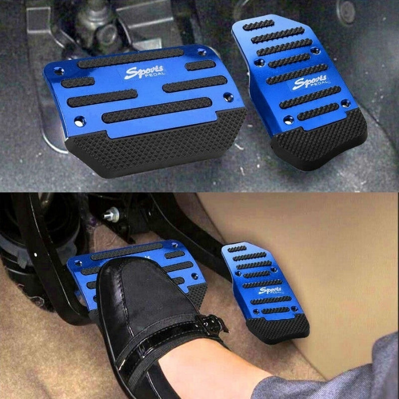 غطاء دواسات السيارة الرياضي المضاد للانزلاق (طقم دواسات عالمي) | Couvre-pédales de voiture sport antidérapants universels (Kit universel)