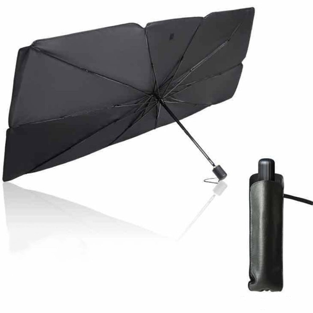 مظلة شمسية قابلة للطي لزجاج السيارة الأمامي ضد الأشعة فوق البنفسجية | Pare-soleil pliable pour pare-brise de voiture avec protection UV
