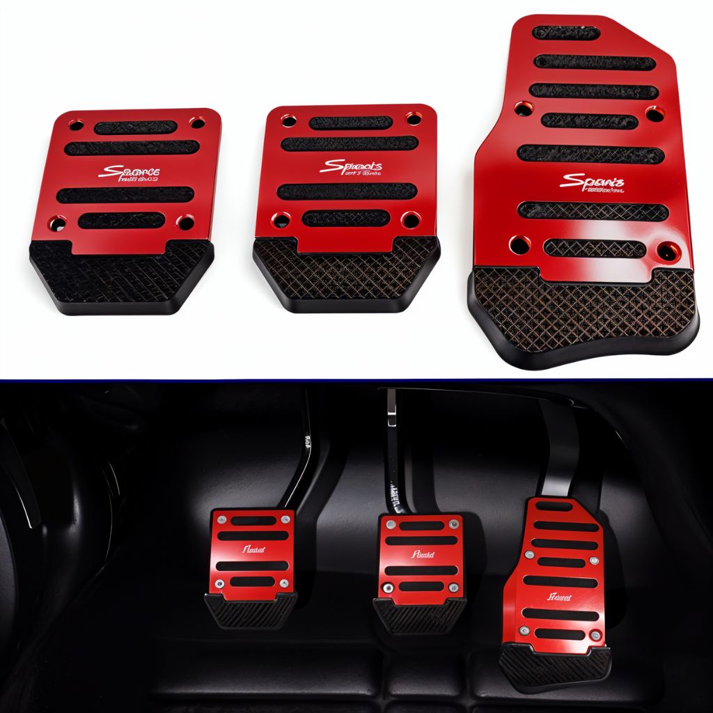 Kit de Pédales Antidérapantes Universelles pour Voiture - دواسات السيارة غير القابلة للانزلاق