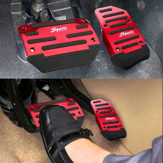 غطاء دواسات السيارة الرياضي المضاد للانزلاق (طقم دواسات عالمي) | Couvre-pédales de voiture sport antidérapants universels (Kit universel)